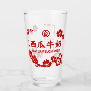 Verre de lait de pastèque