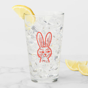Verre de lapin orange
