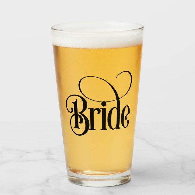 Verre de mariée (modèle 3) (Devant (rempli))