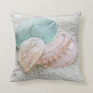 Verre de mer d'Aqua et de pêche - coussin