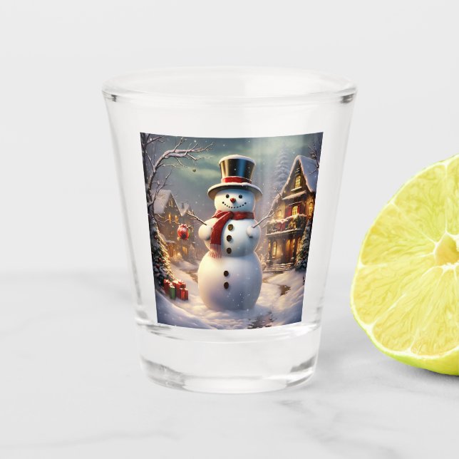 Verre de neige de Noël (Devant)