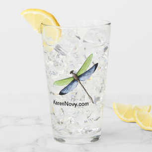 Verre de pinte de libellule de KN