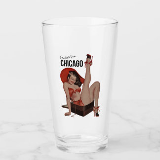 Verre de pinte de voyage de Chicago