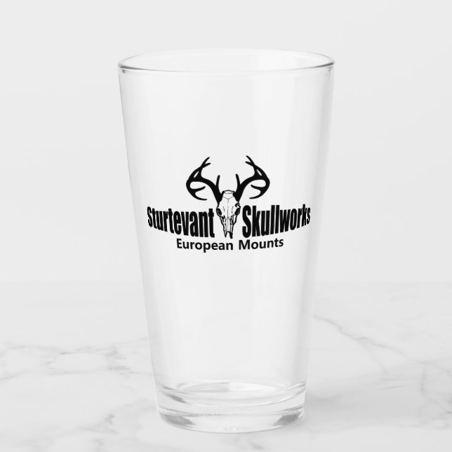 Verre de pinte pour les Skulworks Sturtevant (Devant)