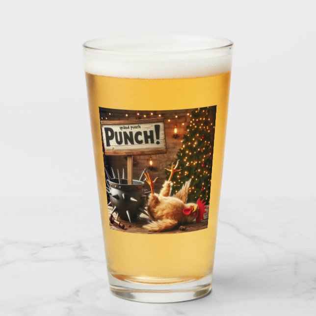 Verre de poulet ivre (Devant (rempli))