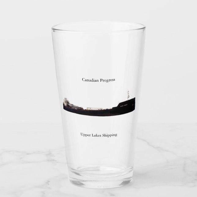 Verre de progrès canadien (Devant)