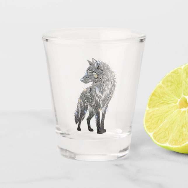 Verre de soie pour loup étincelant (Devant)