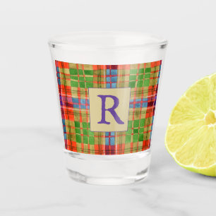 Verre de tir TARTAN MAC RAE + texte