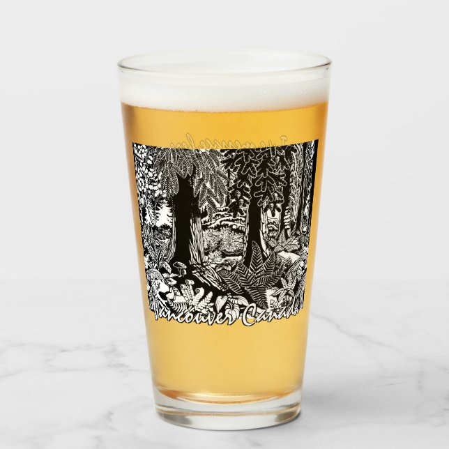 Verre de Vancouver Stanley Park Lunettes d'art pay (Devant (rempli))