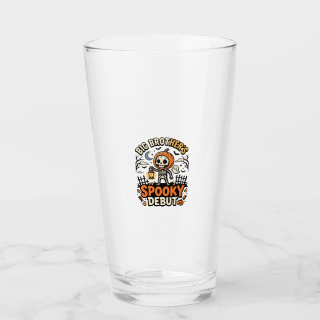 Verre Début effrayant de Big Brother Halloween (Devant)
