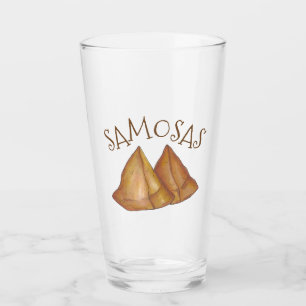 Verre Délicieuses Samosas Pâtisseries indiennes