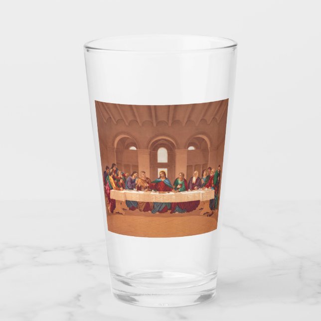 Verre Dernière Cène de Jésus-Christ (Devant)