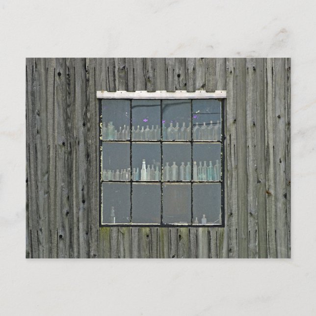 Verre derrière la carte postale en verre (Devant)