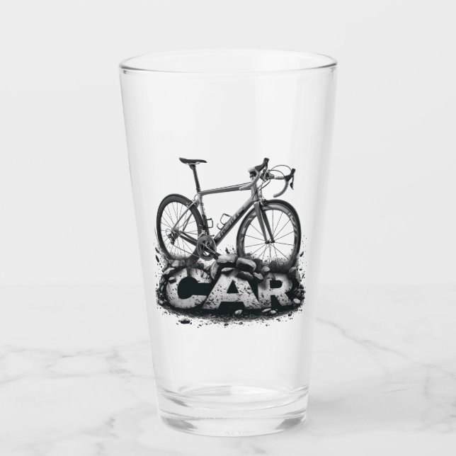Verre Des Vélos Sur Des Voitures (Devant)