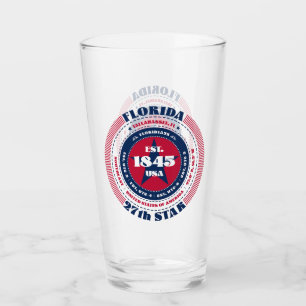 Verre Design de typographie circulaire Floride