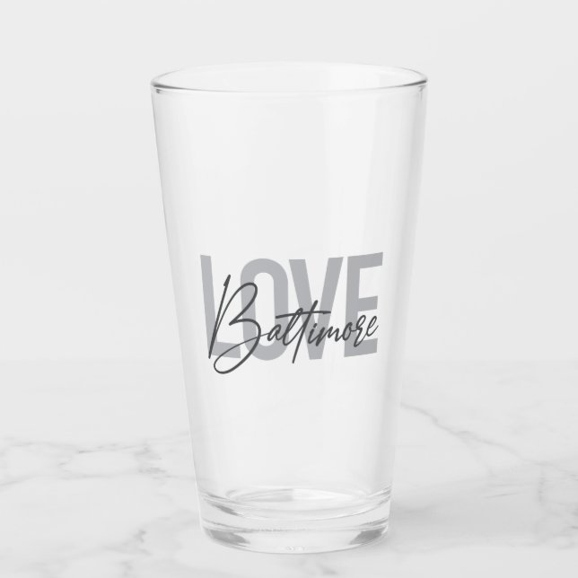 Verre Design urbain simple et moderne tendance Love Balt (Devant)