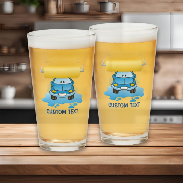 Verre Dessin animé de lavage de voiture (Créateur téléchargé)
