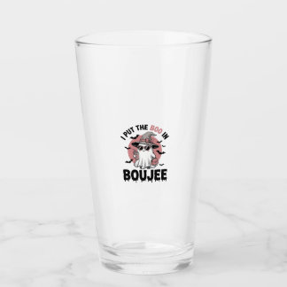 Verre Dessin de gravure vintage Halloween fantôme boujee