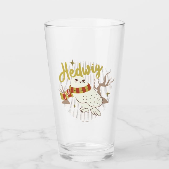 Verre Dessin de la forêt fantaisiste d'Hedwig (Devant)