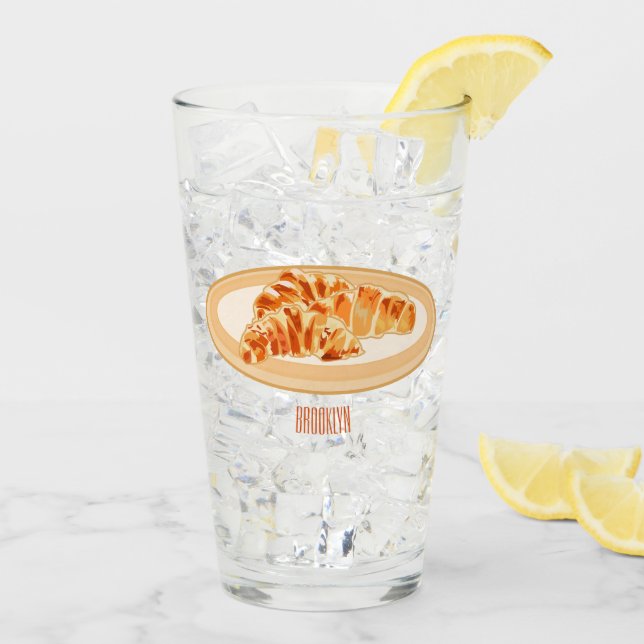 Verre Dessin du Croissant (Dos glace)