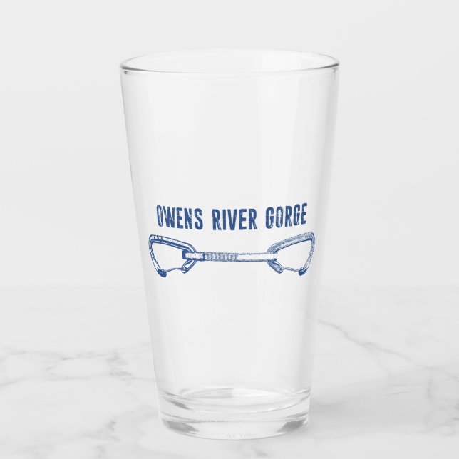 Verre Dessin rapide d'escalade de roche de Owens River G (Devant)