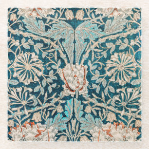Verre Dessous-de-verre en verre: WILLIAM MORRIS : HONEYS