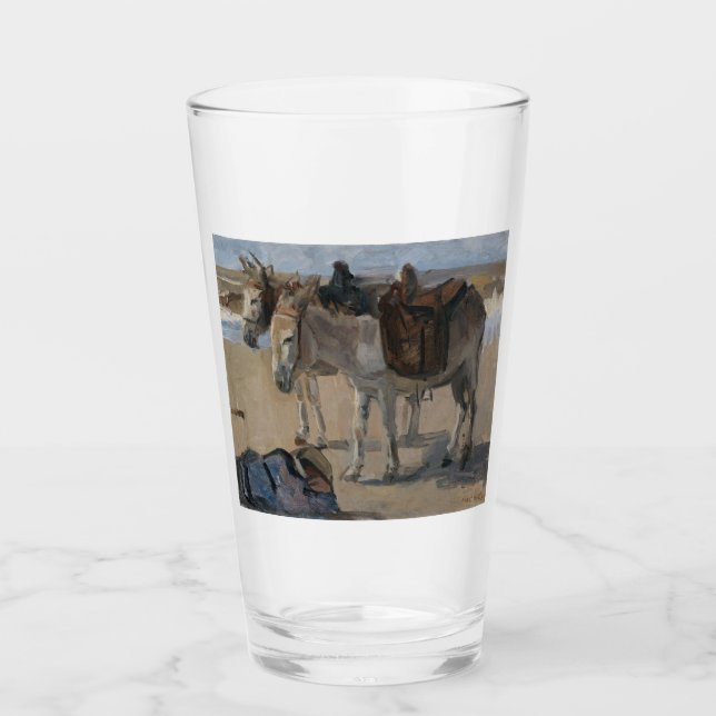 Verre Deux ânes (par Isaac Israels) (Devant)