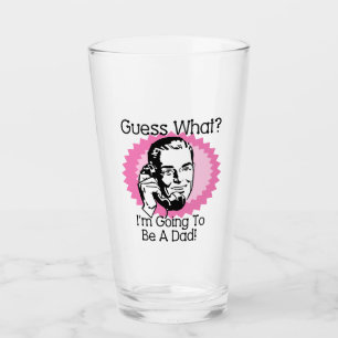 Verre Devenir papa rose