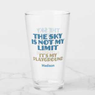 Verre Devis Sky de nom personnalisé