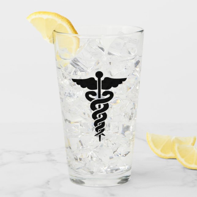 Verre Dévouement Médicale de symbole (Devant glace)