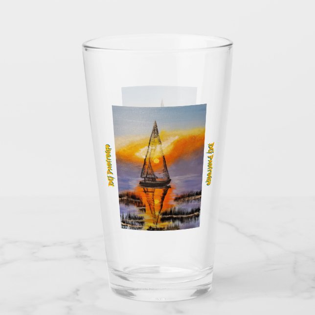 Verre DG Paintings Sunrise Sail (Devant)