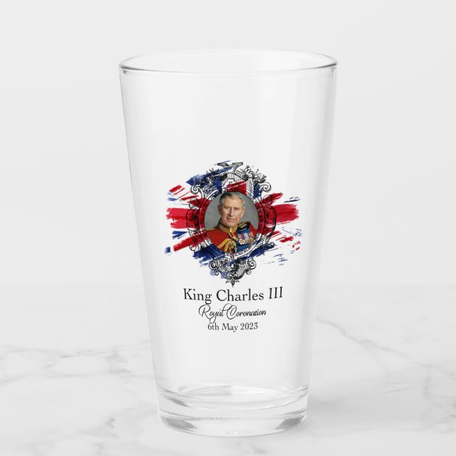 Verre d'image du couronnement King Charles III / T (Devant)