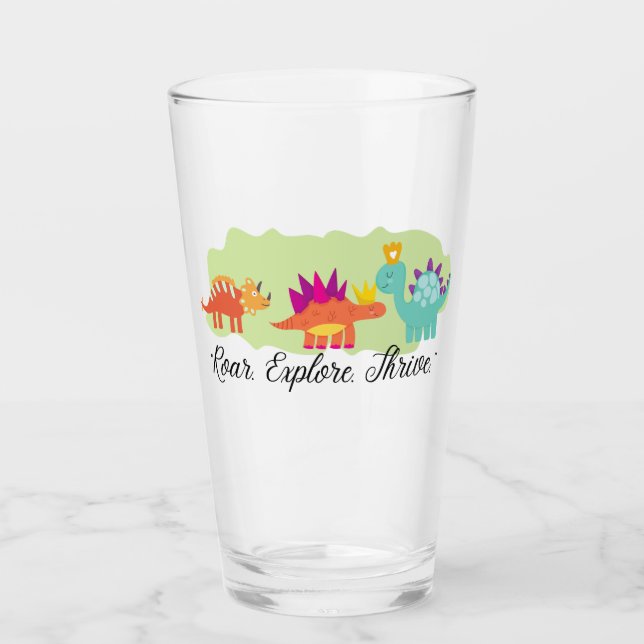 Verre Dinosaure (Devant)