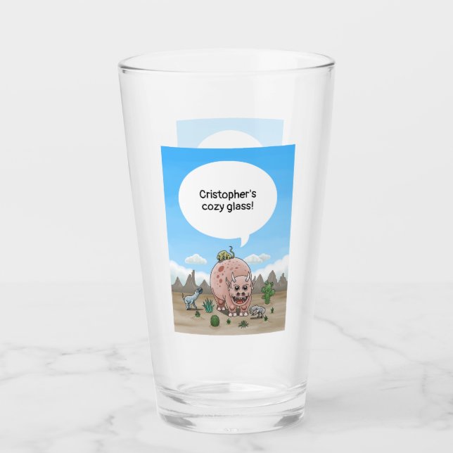Verre Dinosaures Fantastiques (Devant)