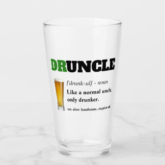 Verre Dire drôle - Oncle fou de Drunny