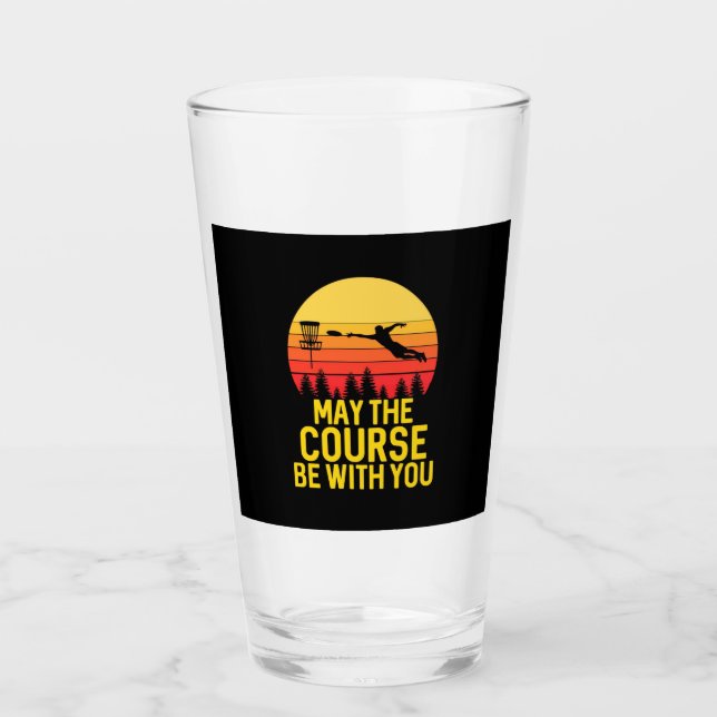 Verre Disc Golf avec vous (Devant)