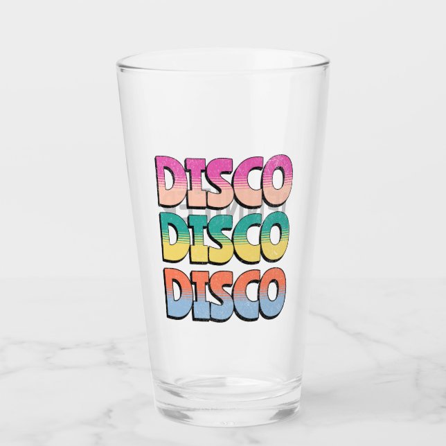 Verre Disco Music (Devant)
