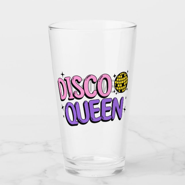 Verre Disco queen (Devant)