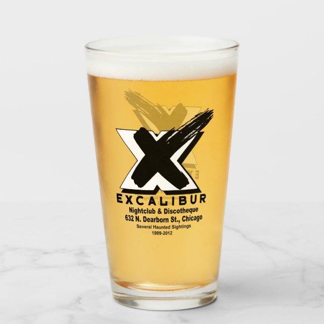 Verre Discothèque Excalibur (1989-2012) (Devant (rempli))