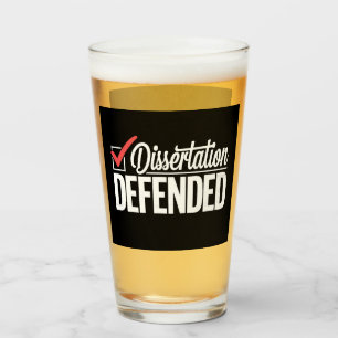 Verre Dissertation Défendu Doctorat Diplômé