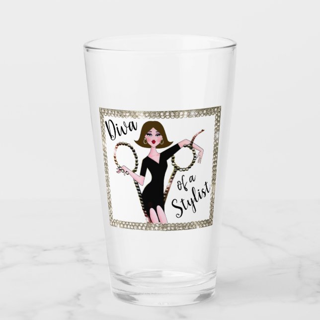 Verre "Diva of a Stylist" (Devant)