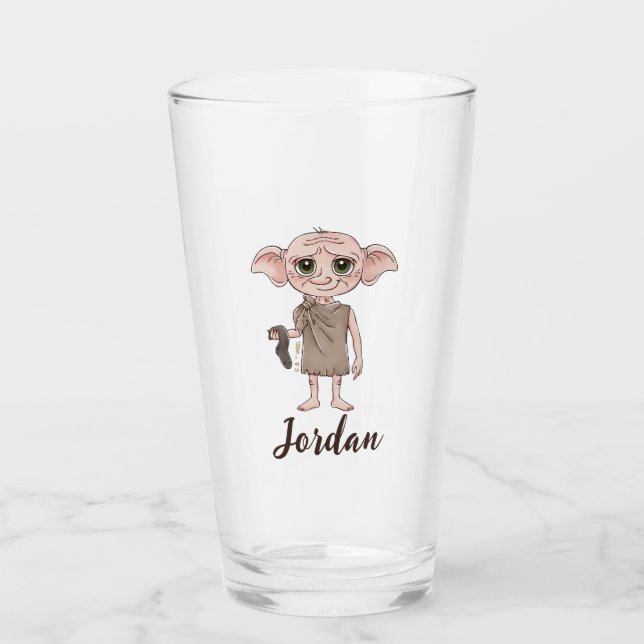 Verre Dobby aquarelle Personnage Art (Devant)