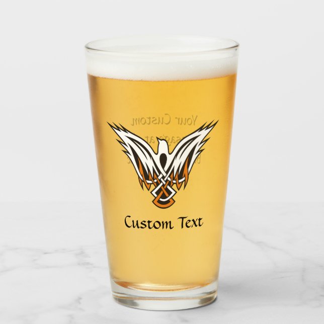 Verre d'oiseaux celtes (Devant (rempli))