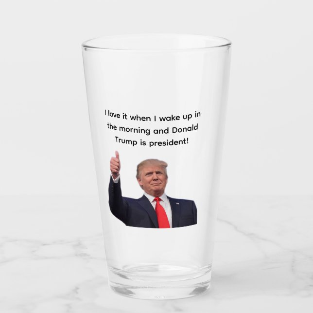 Verre Donald Trump 2024 (Devant)
