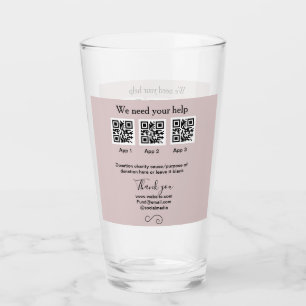 Verre Donation Collection conseil pot ajouter votre q r