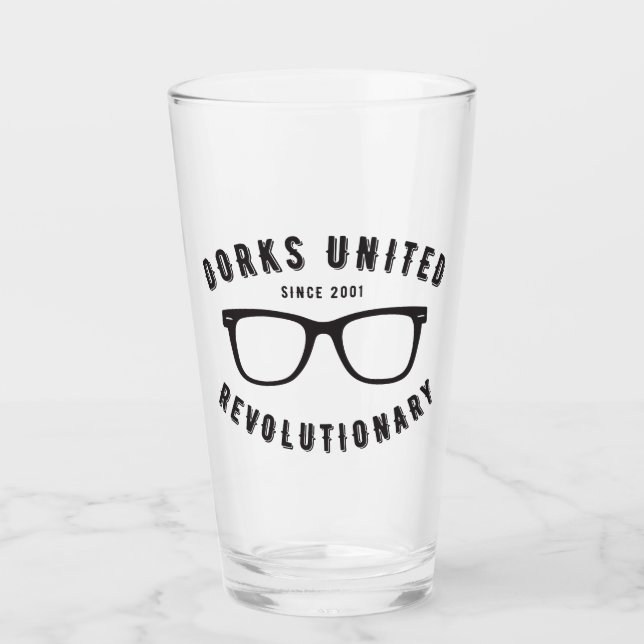 Verre DORK United Revolutionary Pint Glass (Devant)