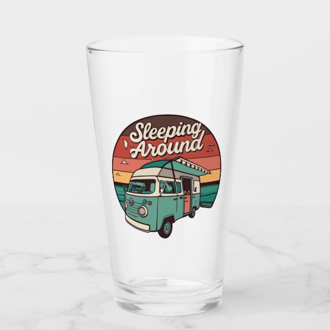 Verre Dormir à droite et à gauche en camping-car (Devant)