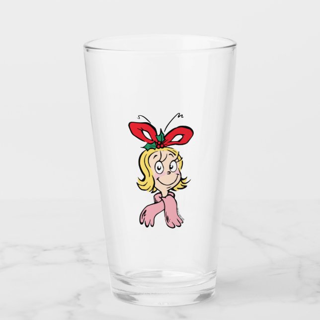 Verre Doux portrait de Cindy Lou Who (Devant)