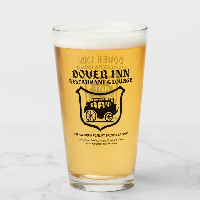 Verre Dover Inn Restaurant, Mt Prospect, IL (Devant (rempli))