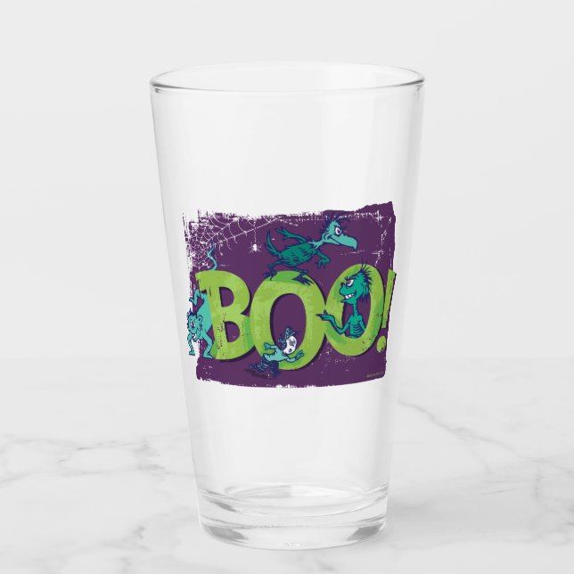 Verre Dr. Seuss | BOO! Graphique Halloween (Devant)
